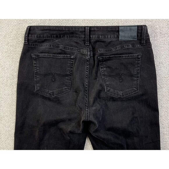 Lucky Brand Jeans Lolita Boot Cut Women's 10/30 L Stretch Black Denim Pants - Picture 4 of 12